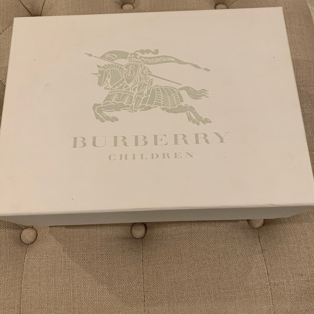 Burberry boys slip on shoes  (used)